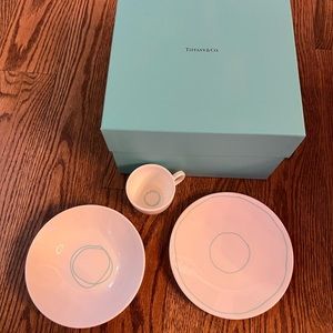 NIB Tiffany & Co Blue Line 3-piece set
